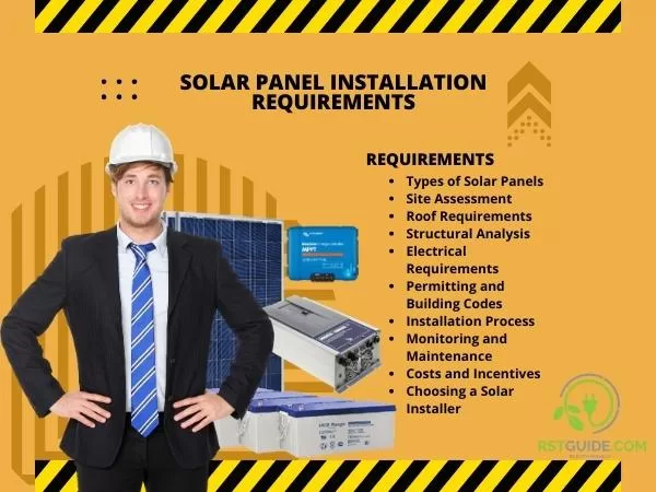 Solar Panel Installation Requirements