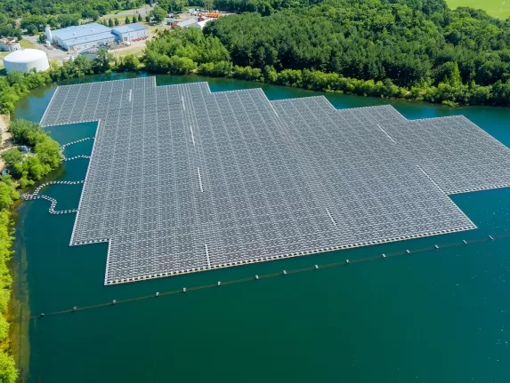 North America's Largest Floating Solar Array